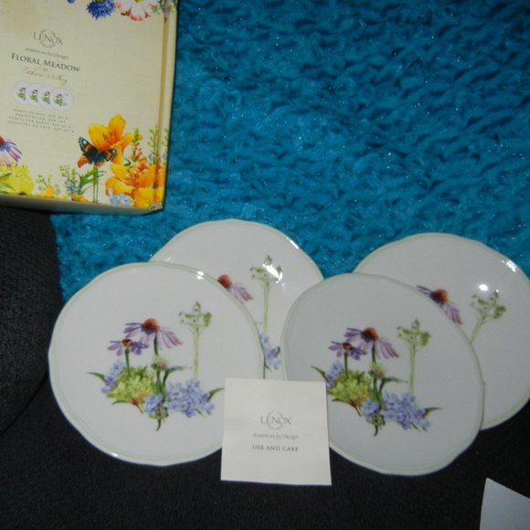 Lenox Floral Meadow Party Plates 4 ct Catherine